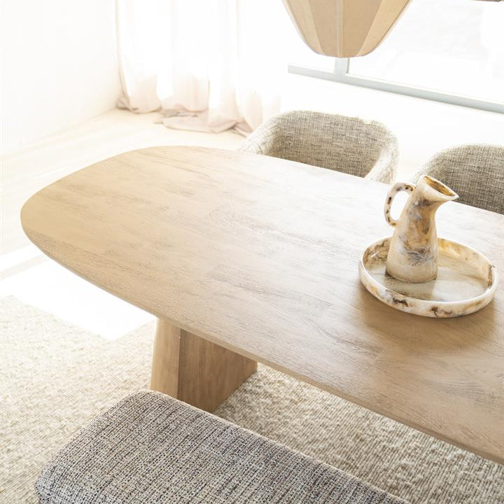 Eettafel Lune | Naturel Mangohout
