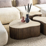 Salontafel Mari | Bruin Travertin | Groot