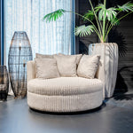 Fauteuil Fayen | Cream Ribstof