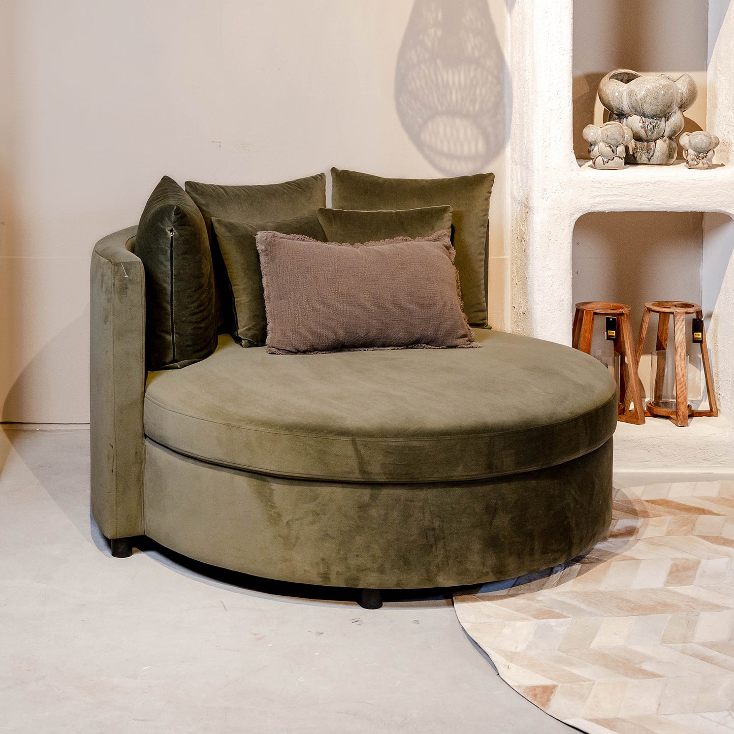 Fauteuil Fayen | Velvet Groen