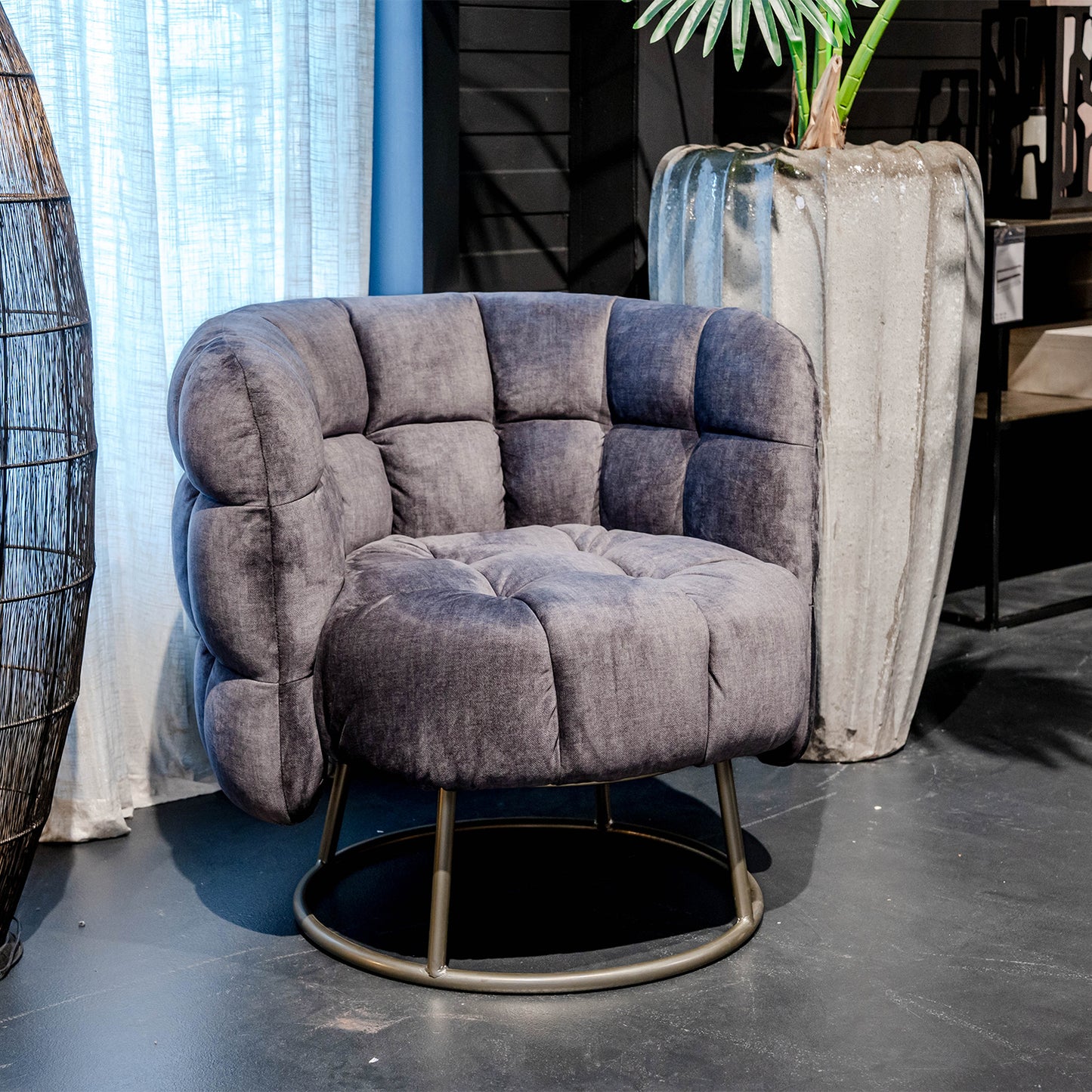 Fauteuil Fluffy | Grijs