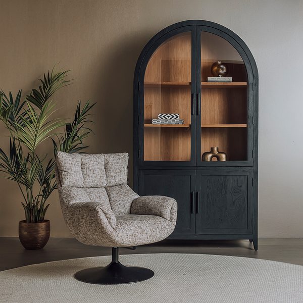 Fauteuil Force | Beige/Bruin