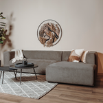 Hoekbank Glasgow | Grijs