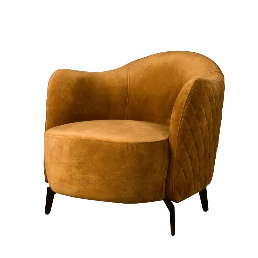 Fauteuil Bondo | Velvet Goud