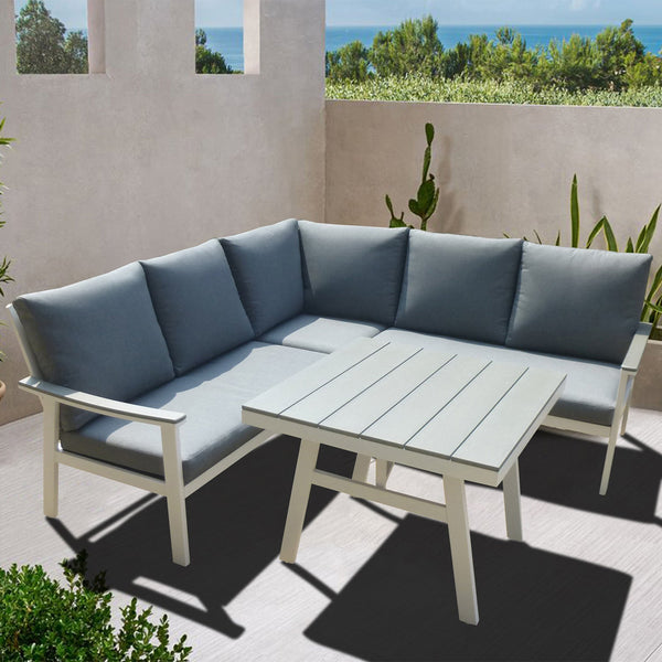 Loungeset Dublin | Cornerset | Wit