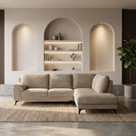 Hoekbank Santino | Beige Stof