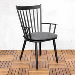 Tuinstoel Amsterdam | Zwart