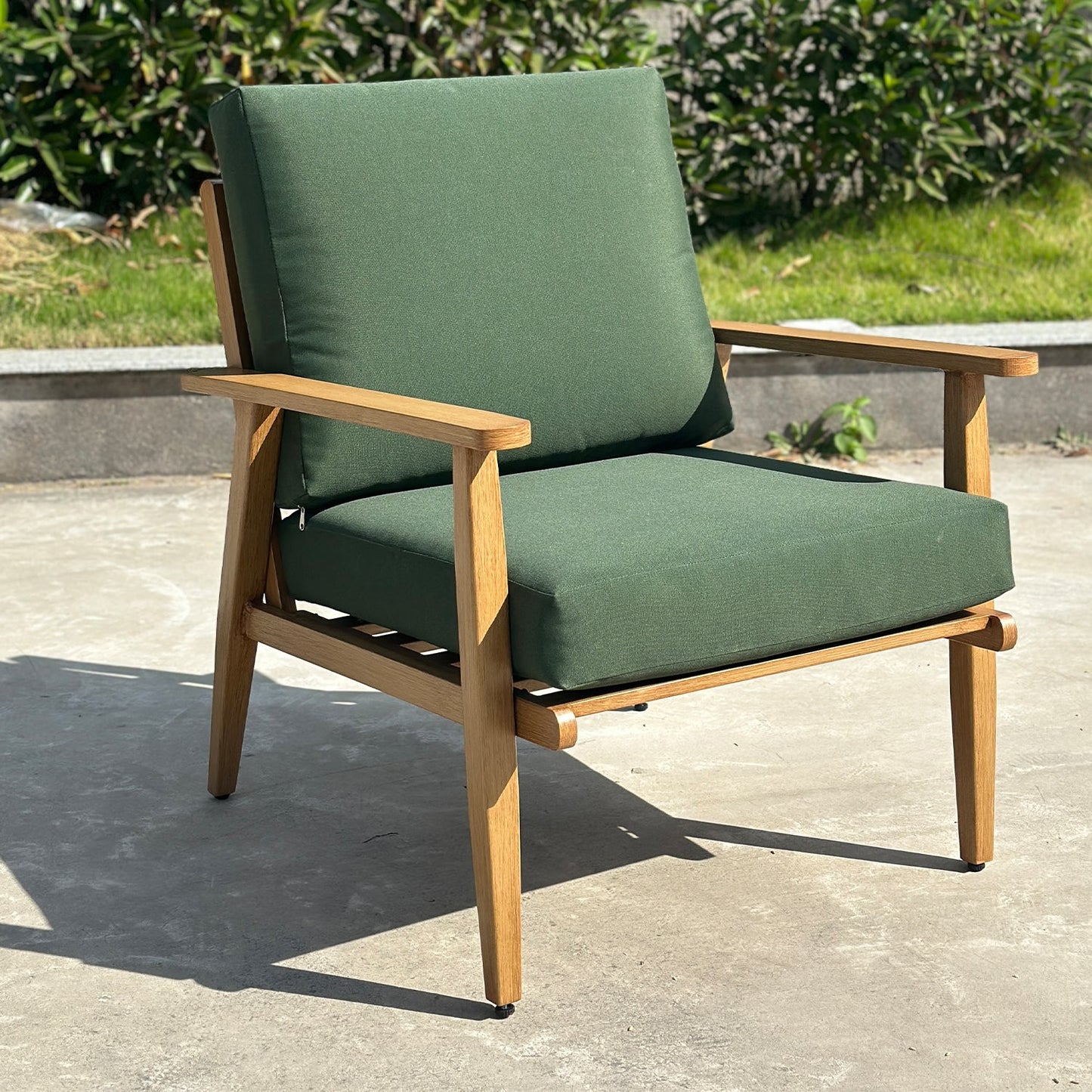 Loungestoel Porto | Naturel Groen