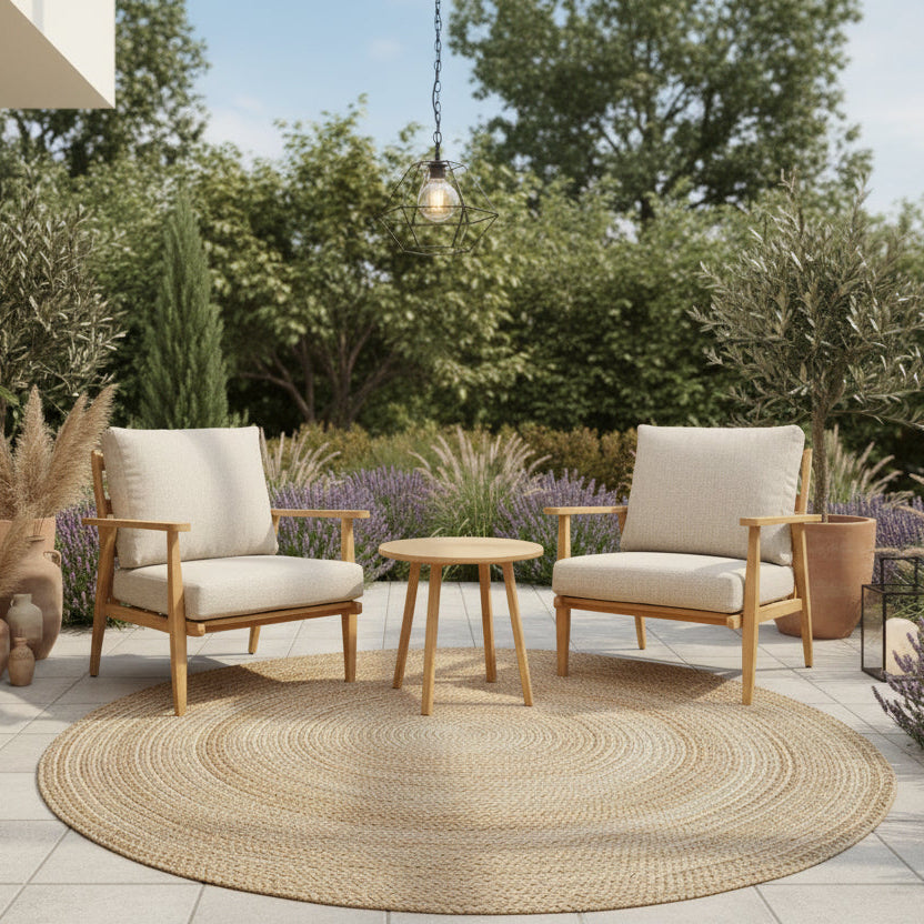 Loungestoelenset Porto | Naturel