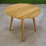 Bijzettafel Lissabon | Rond | Naturel Acaciahout