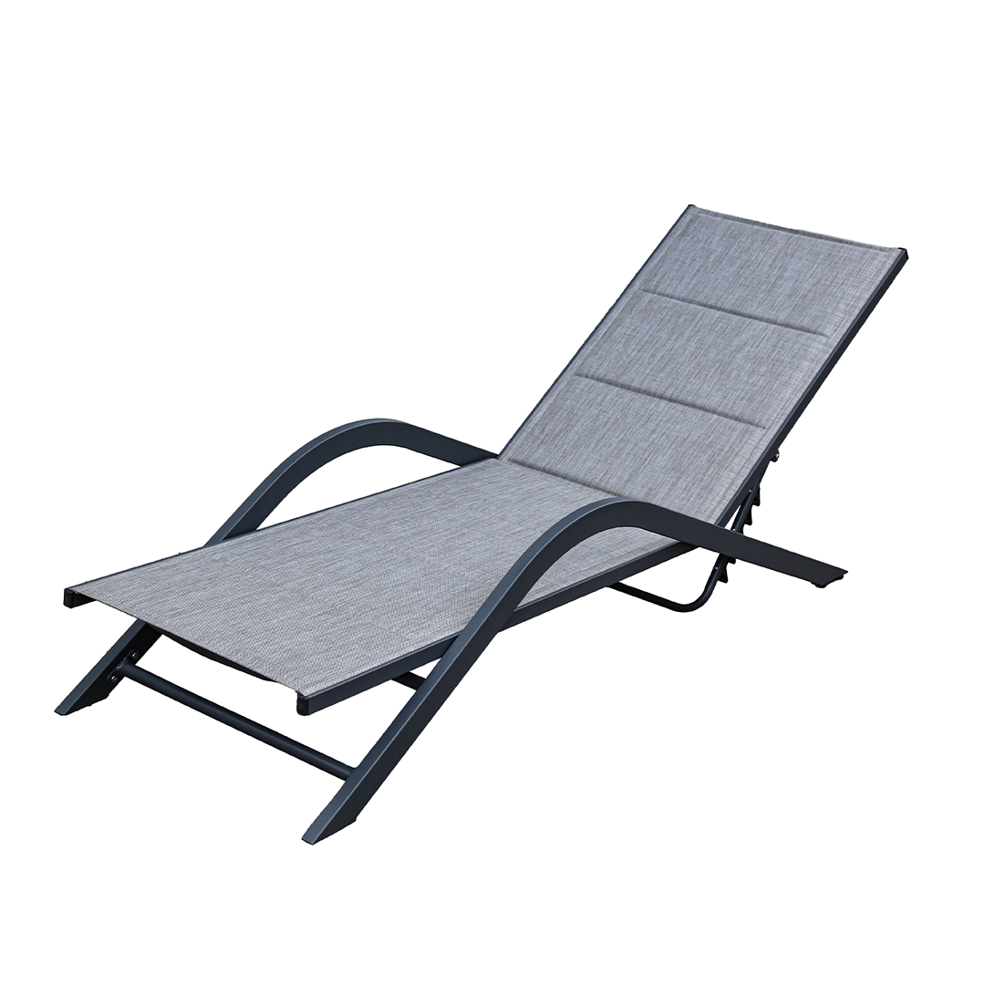 Loungestoel Trento | Grijs