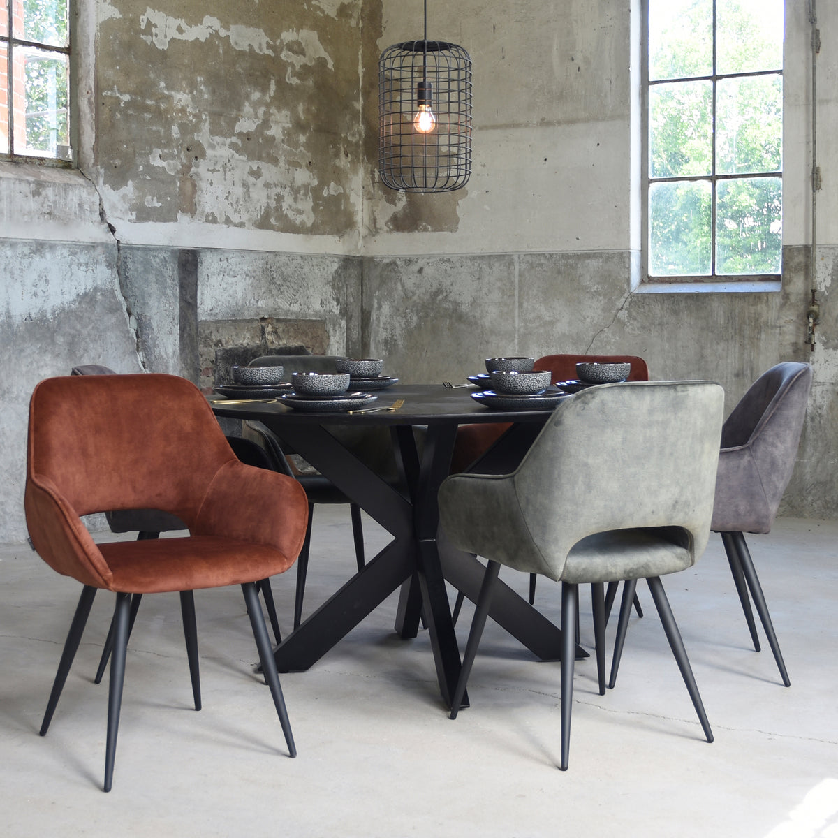 Hanglamp Solido | Zwart Metaal