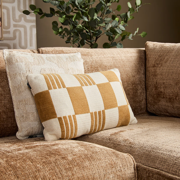 Hoekbank Teddy | Cinnamon Cremona — Zijaanzicht - sfeer