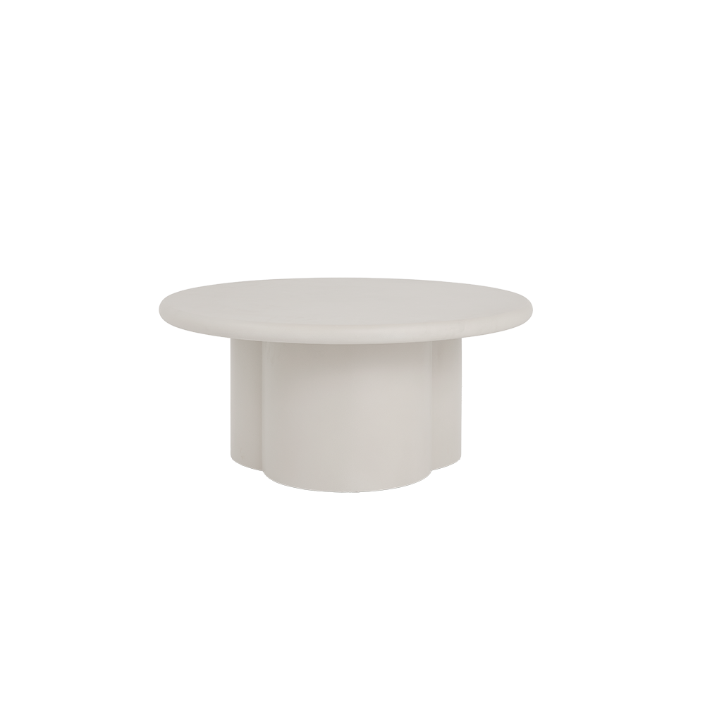 Salontafel Melzo Rond | Wit MDF