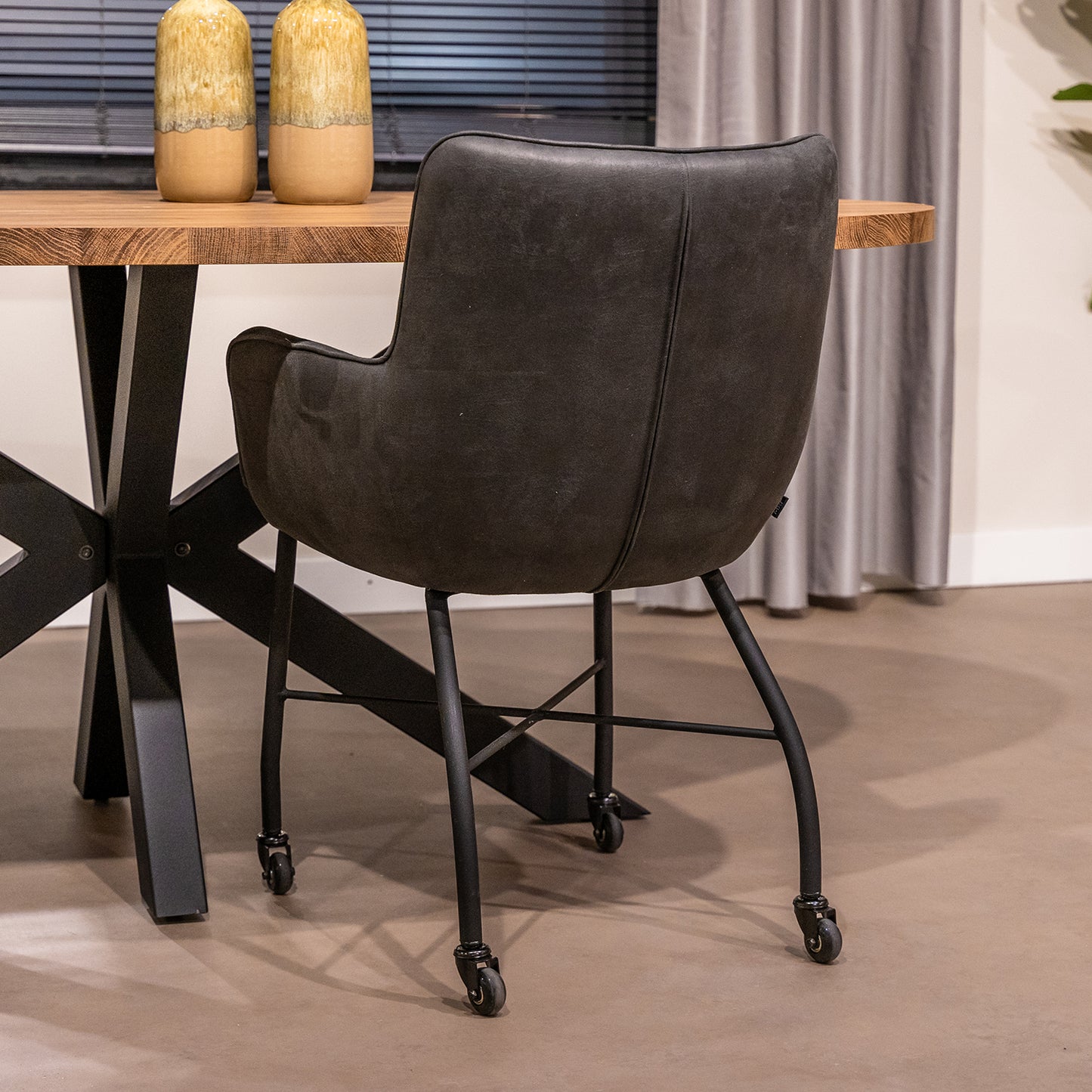 Eetkamerstoel Maud | Chicago antraciet