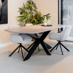 Eettafel Akagi | Deens Ovaal | Mango Ashblond