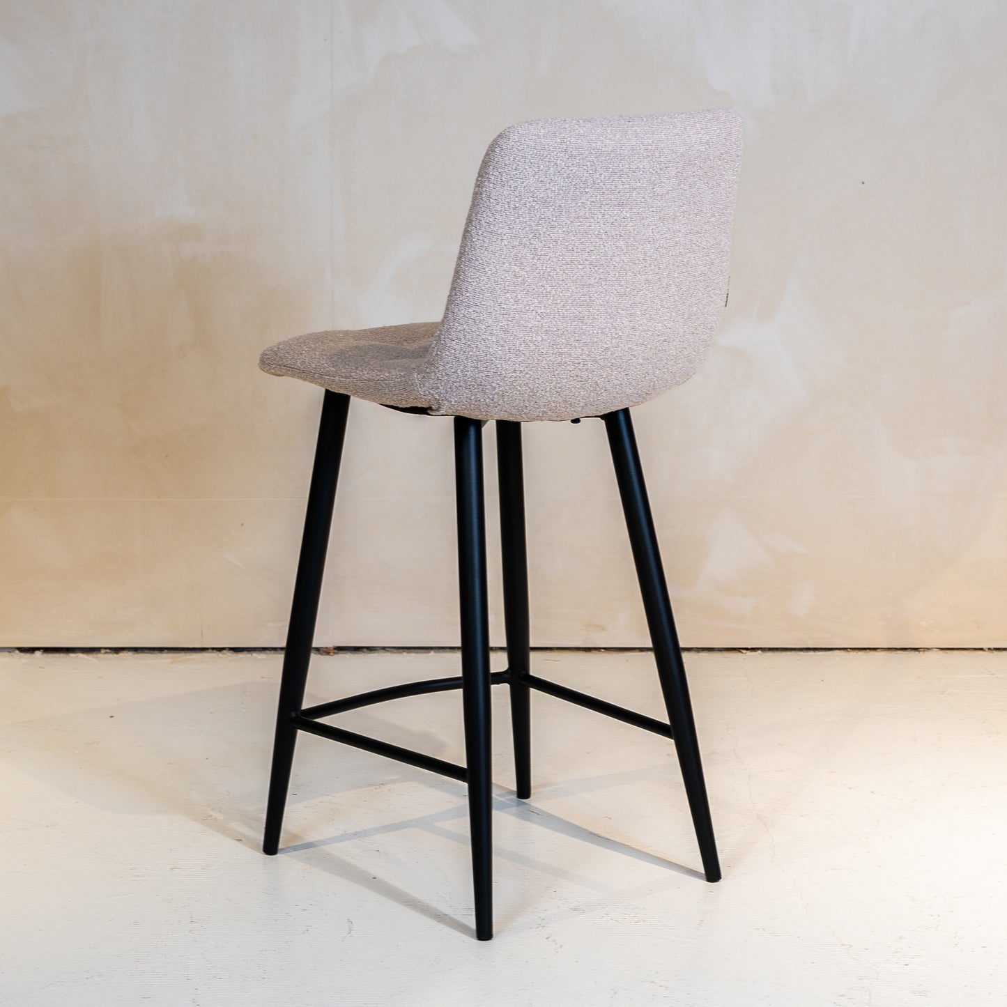 Barkruk Tess | Kookeiland of Bartafel | Naturel Bouclé