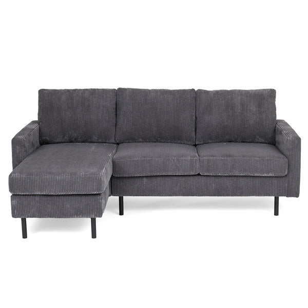 Hoekbank Auckland | Ribcord | Longchair L+R