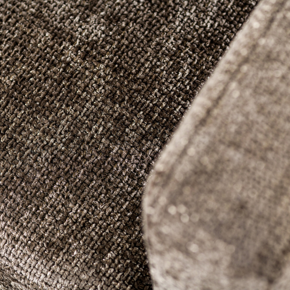 Fauteuil Dalles bruin elite, detail van het materiaal