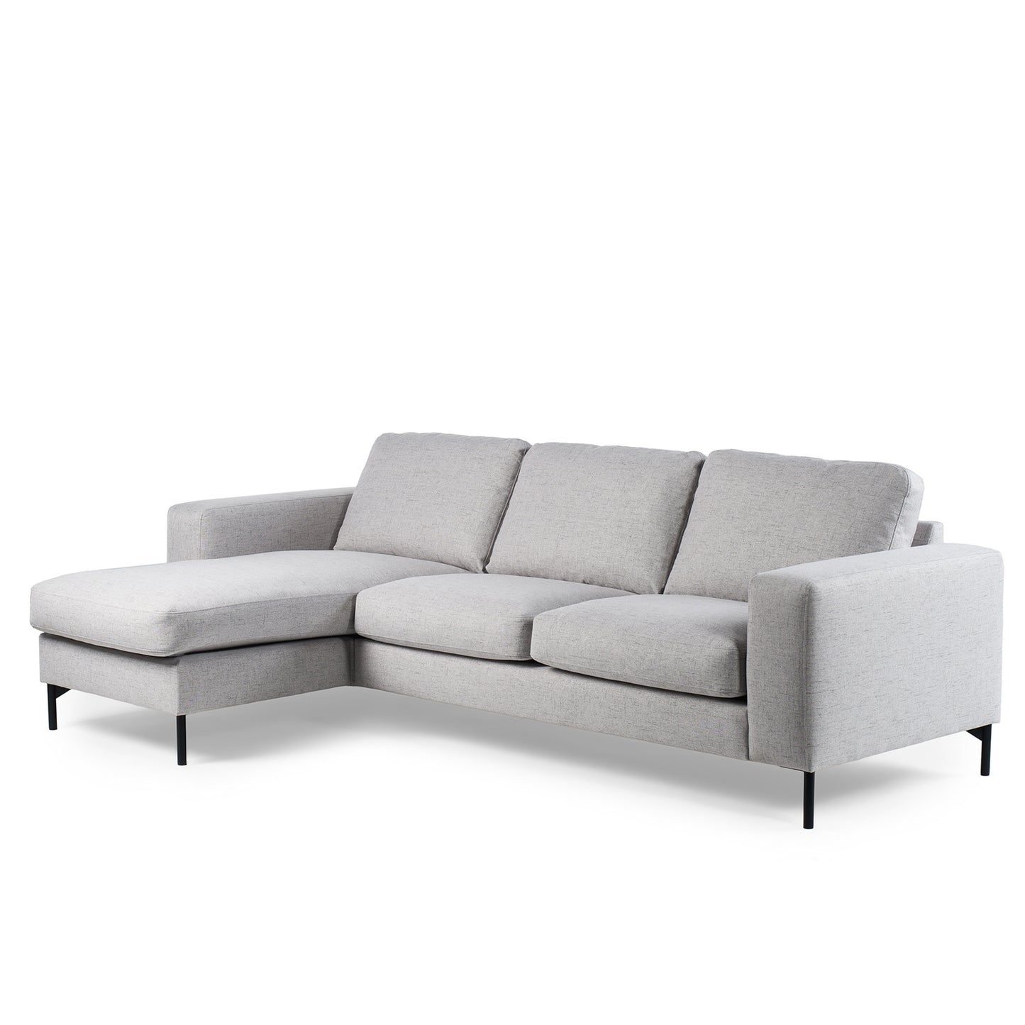 Hoekbank Tracy | Grijs Valente | Longchair L+R