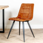 Eetkamerstoel Jelt | Oker Velours