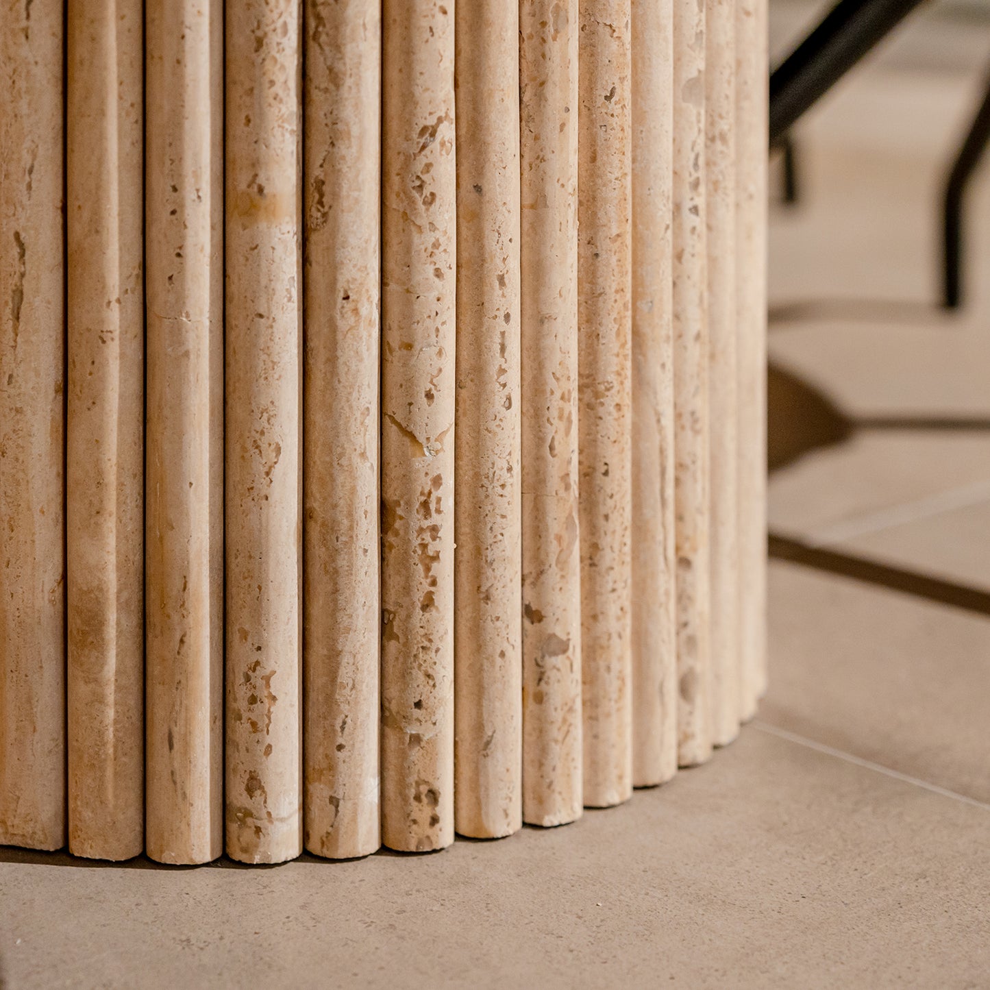 Eettafel La Cantera | Naturel Travertin