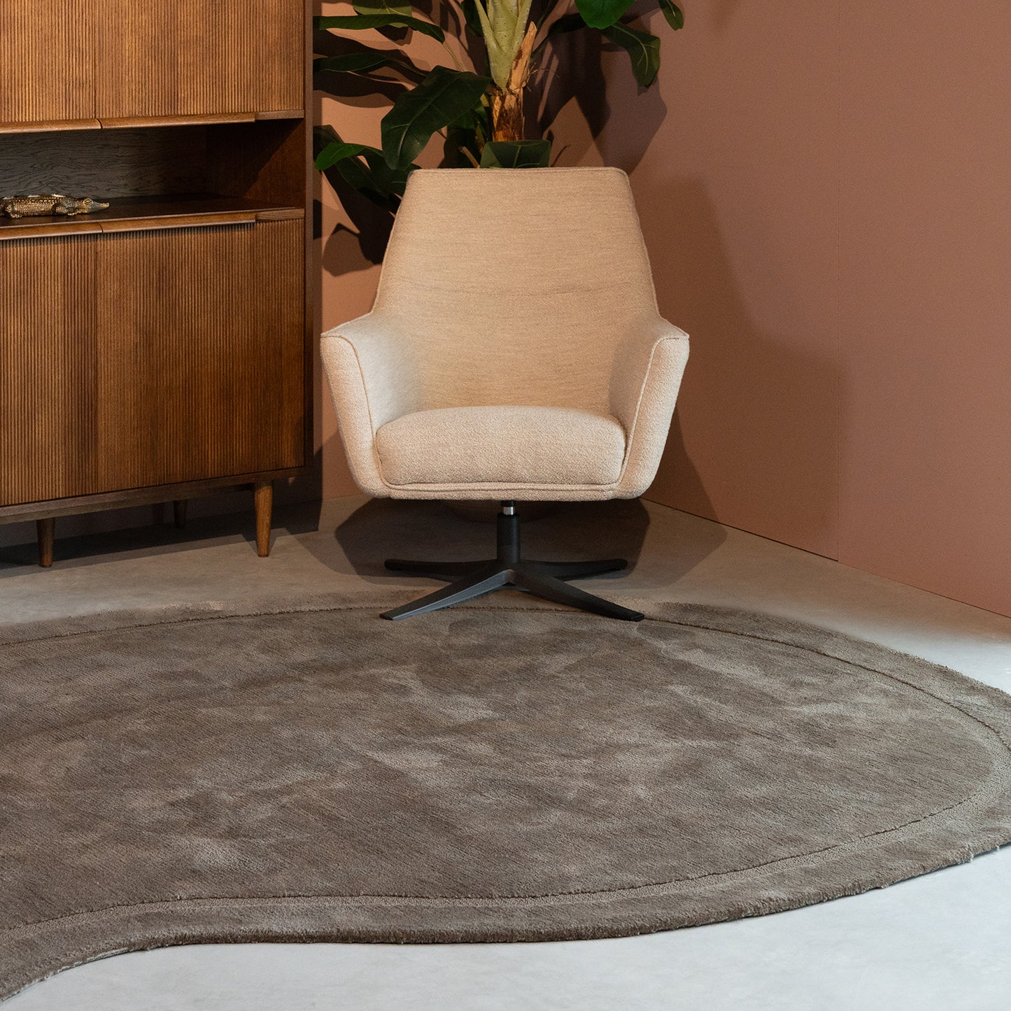 Vloerkleed Mody | Taupe | 200x300 cm
