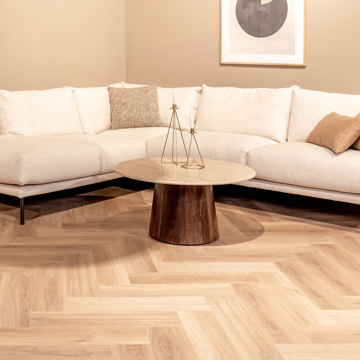 Salontafel Valentino | Rond | Bruin Mangohout