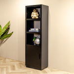 Vakkenkast Jaxx | 60 cm | Zwart Mangohout