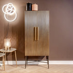 Wandkast Ironville | 182 cm Hoog | Goud
