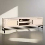 TV-Meubel Carini | Wit Mangohout