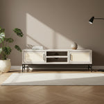 TV-Meubel Carini | Wit Mangohout