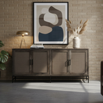 Dressoir Carini | Antraciet Mangohout