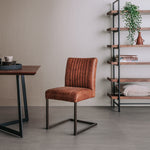 Eetkamerstoel Ferro | Microvezel Lichtbruin