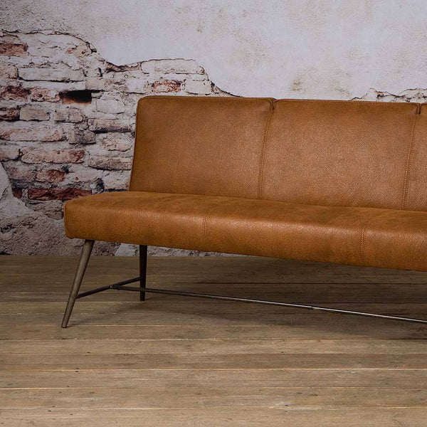 Eetkamerbank Belmonte | Fabric Cherokee Cognac