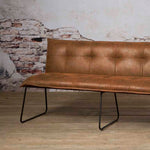 Eetkamerbank Seda | Fabric Cherokee Cognac