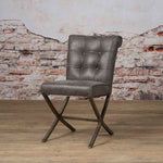 Eetkamerstoel Barcelona | Fabric Cherokee Grijs