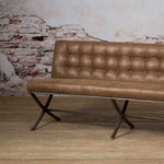 Eetkamerbank Barcelona | Fabric Cherokee Bruin