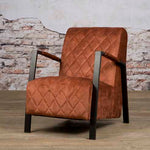 Fauteuil Villa | Velvet Bruin