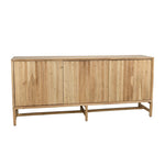Dressoir Crotone | Naturel Acaciahout — Zijaanzicht - witfoto