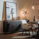 Dressoir Rivello | Zwart Mangohout