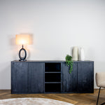 Dressoir Tenna | Zwart Mangohout