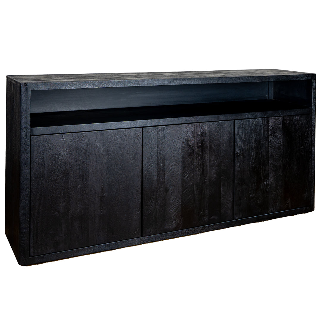 Dressoir Tenna | Zwart Mangohout