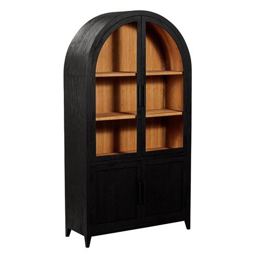 Buffetkast Rotondi | Zwart Eiken Fineer