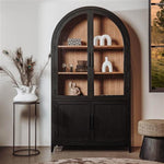 Buffetkast Rotondi | Zwart Eiken Fineer