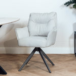 Eetkamerstoel Romee | Taupe | 360° | OffWhite