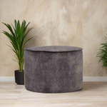 Poef Tibo | Grijs Velvet