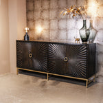 Dressoir Serina | Zwart Metaal