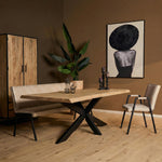 Boomstamtafel Dakota | Naturel Mangohout