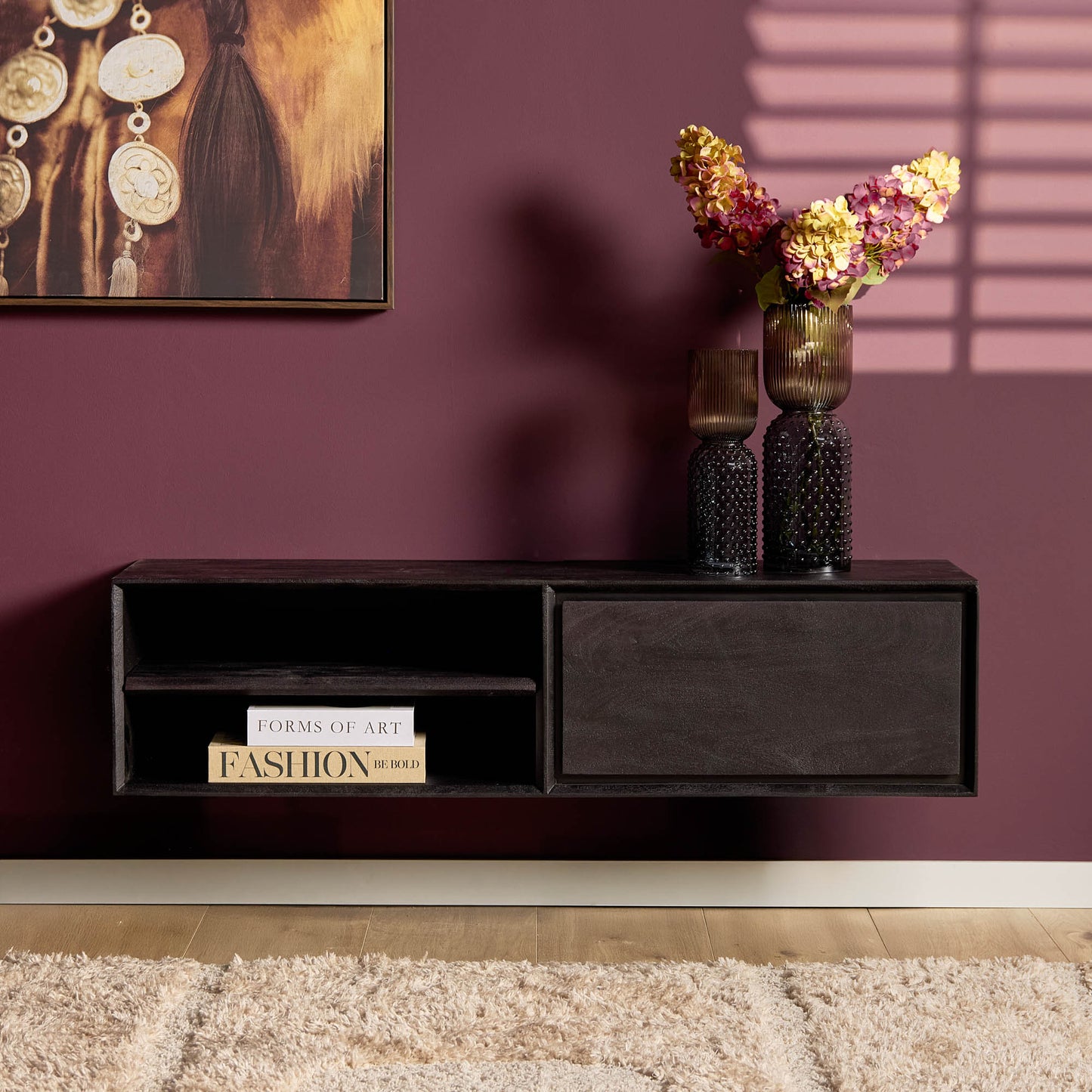 TV-Meubel Ambiance | Zwevend | Black